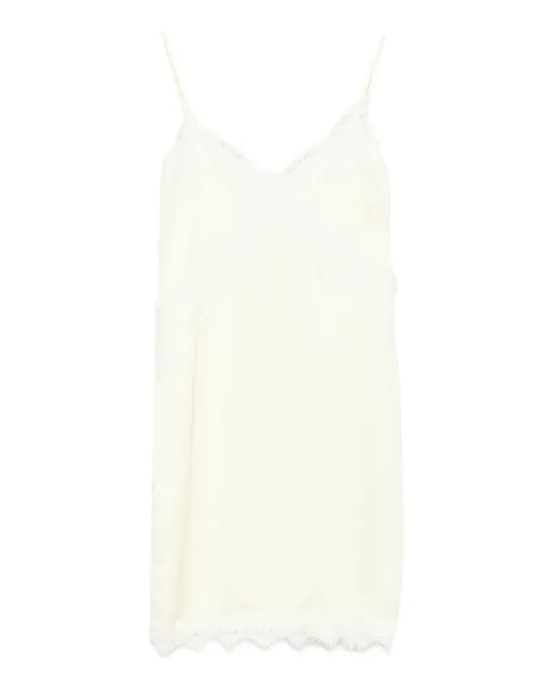VICOLO lace-trim top - Gelb Gelb