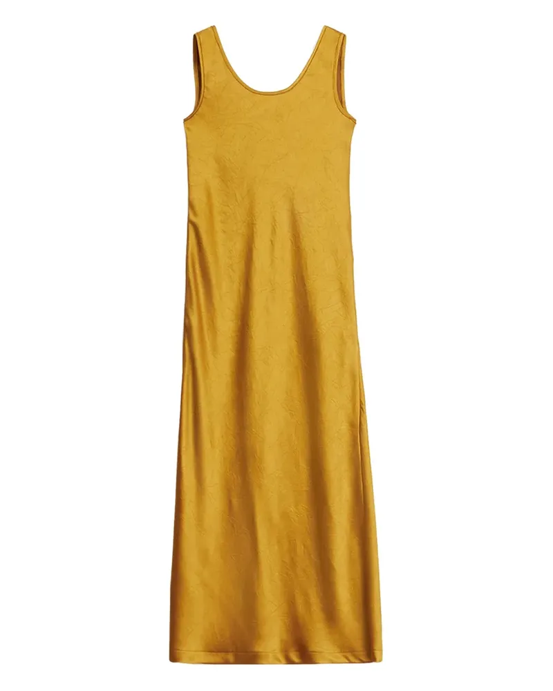 Rodebjer Eloise Maxikleid aus Satin - Gelb Gelb