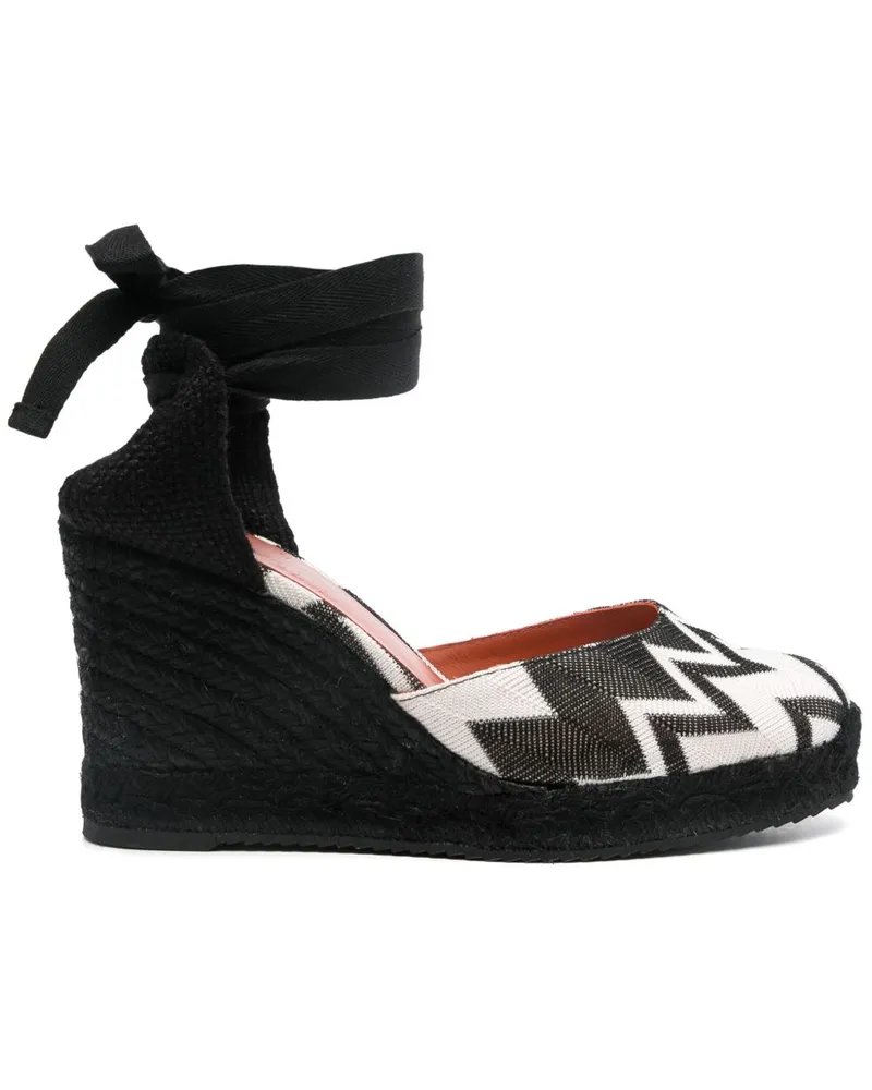 Missoni Gewebte Espadrilles - Schwarz Schwarz