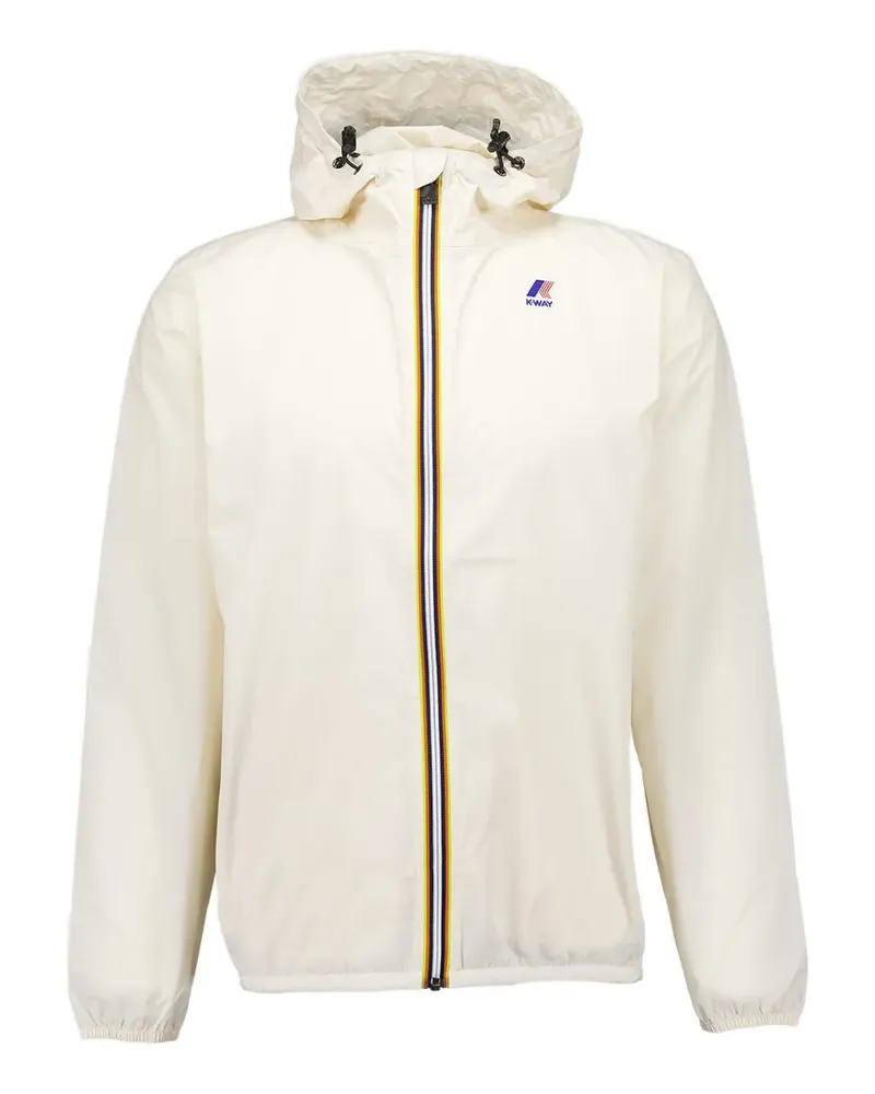 K-Way Regenjacke mit Kapuze - Weiß Weiß