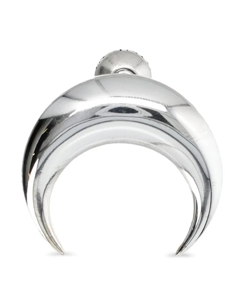 Marine Serre Moon Ohrring - Silber Silber