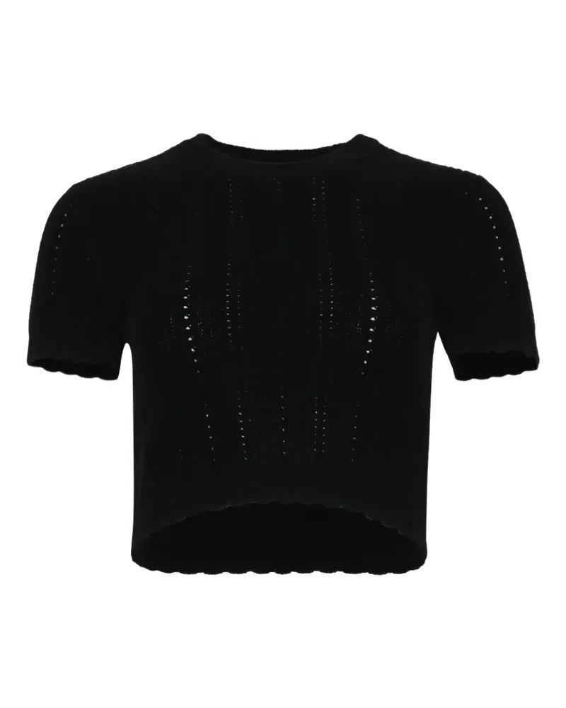 Frame Denim The Getaway Strickoberteil - Schwarz Schwarz