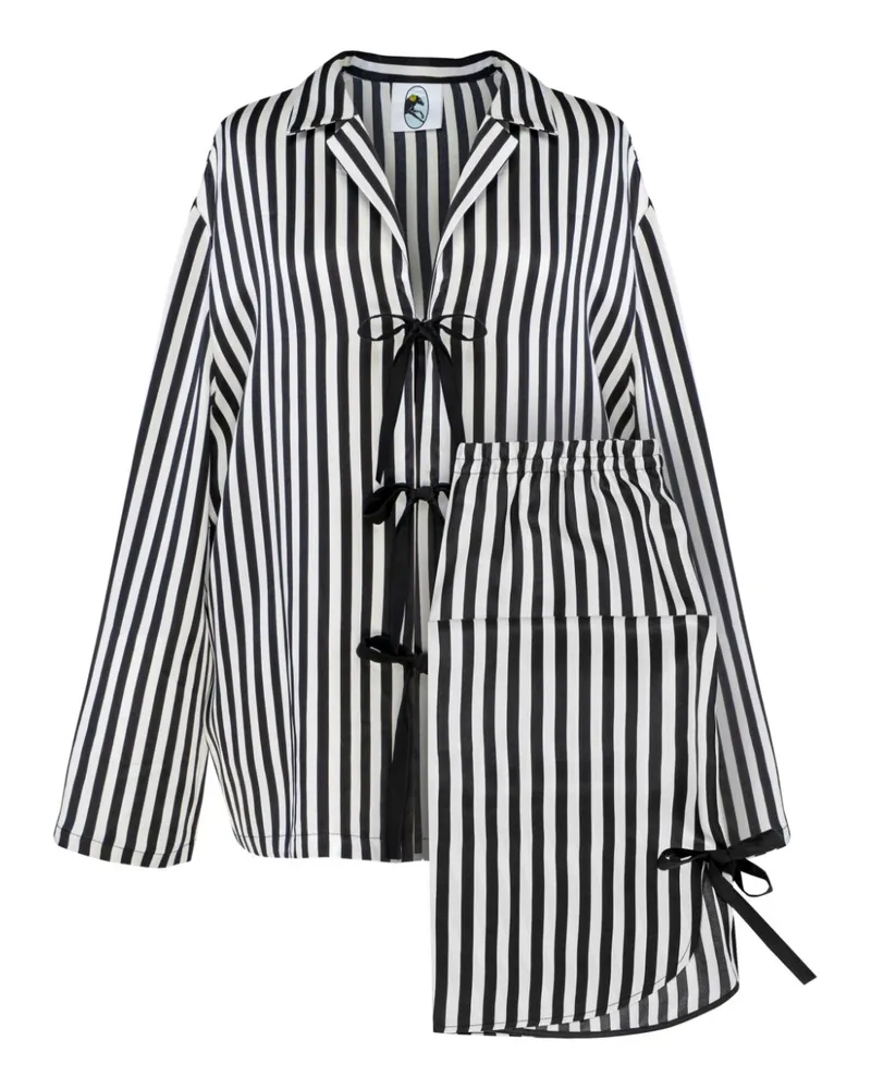 SLEEPER Phoenix Pyjama - Schwarz Schwarz