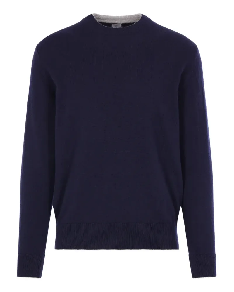 Eleventy Pullover mit Kontrastdetails - Blau Blau