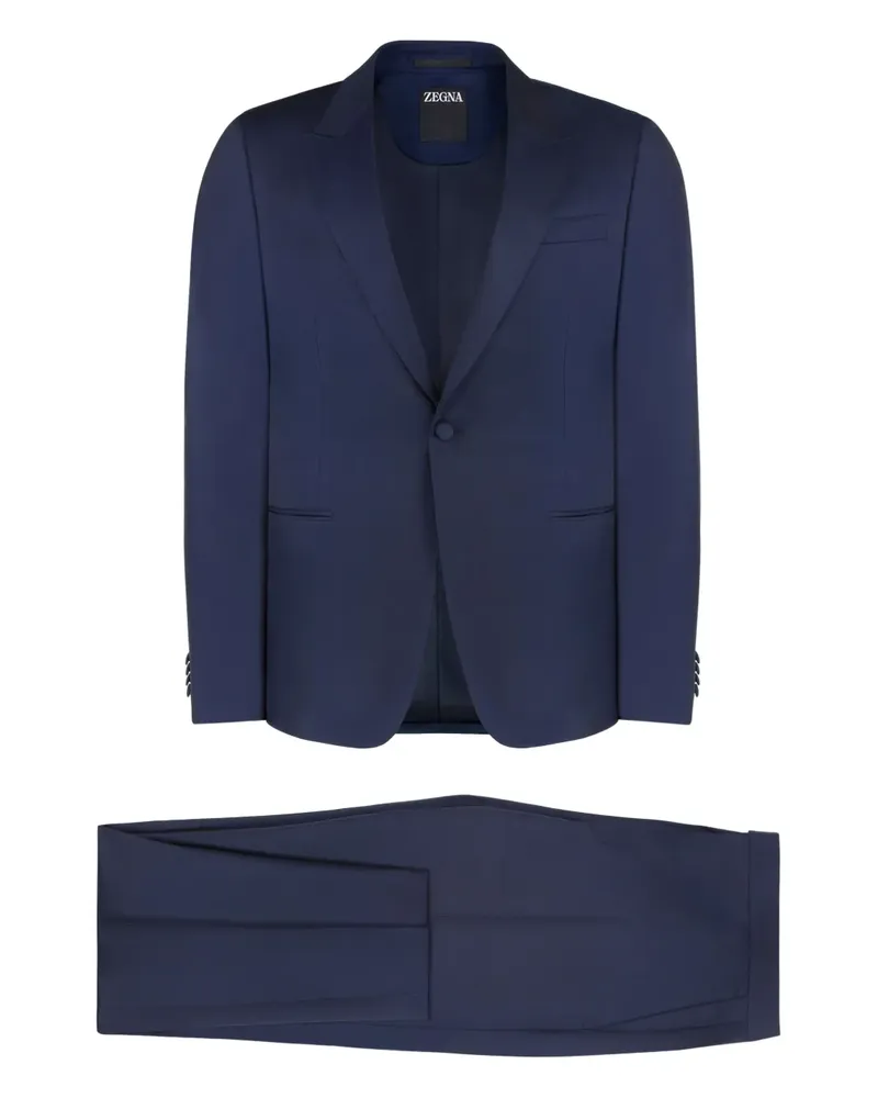 Ermenegildo Zegna Einreihiger Anzug - Blau Blau
