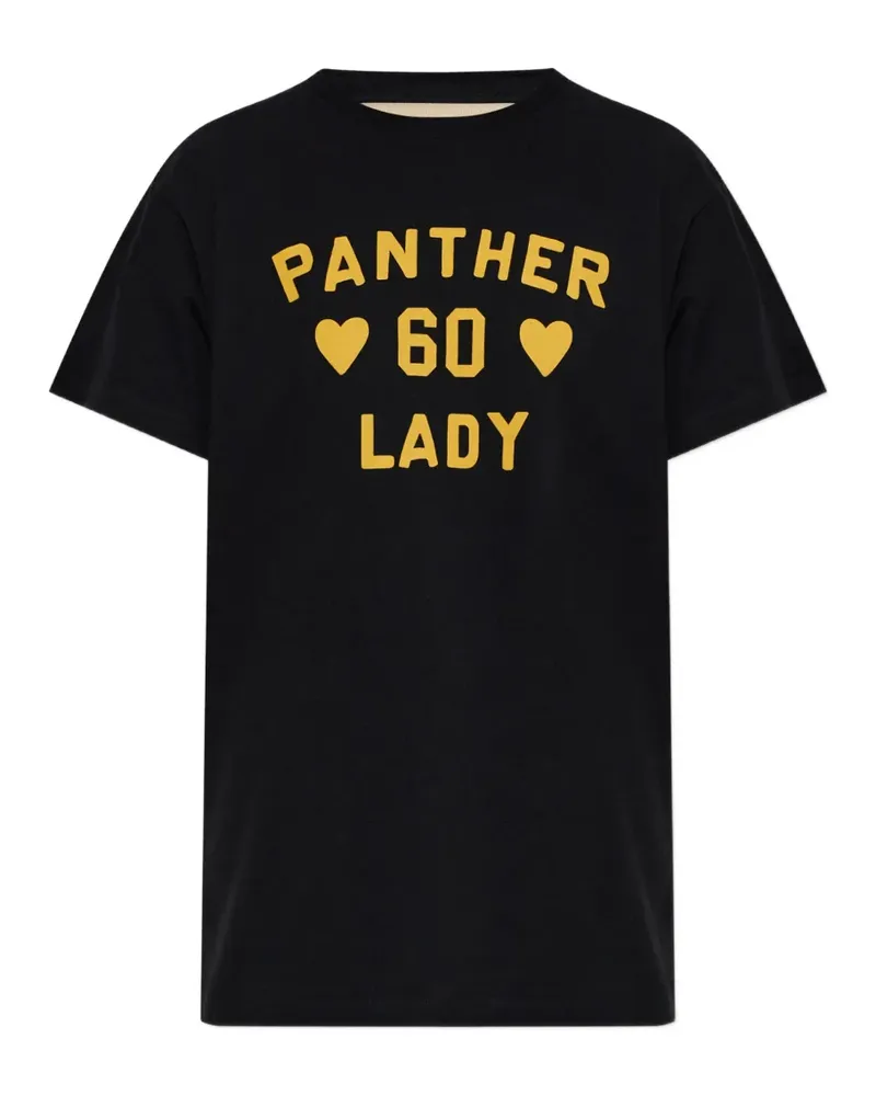 Valentino Garavani T-Shirt mit Slogan-Print - Schwarz Schwarz