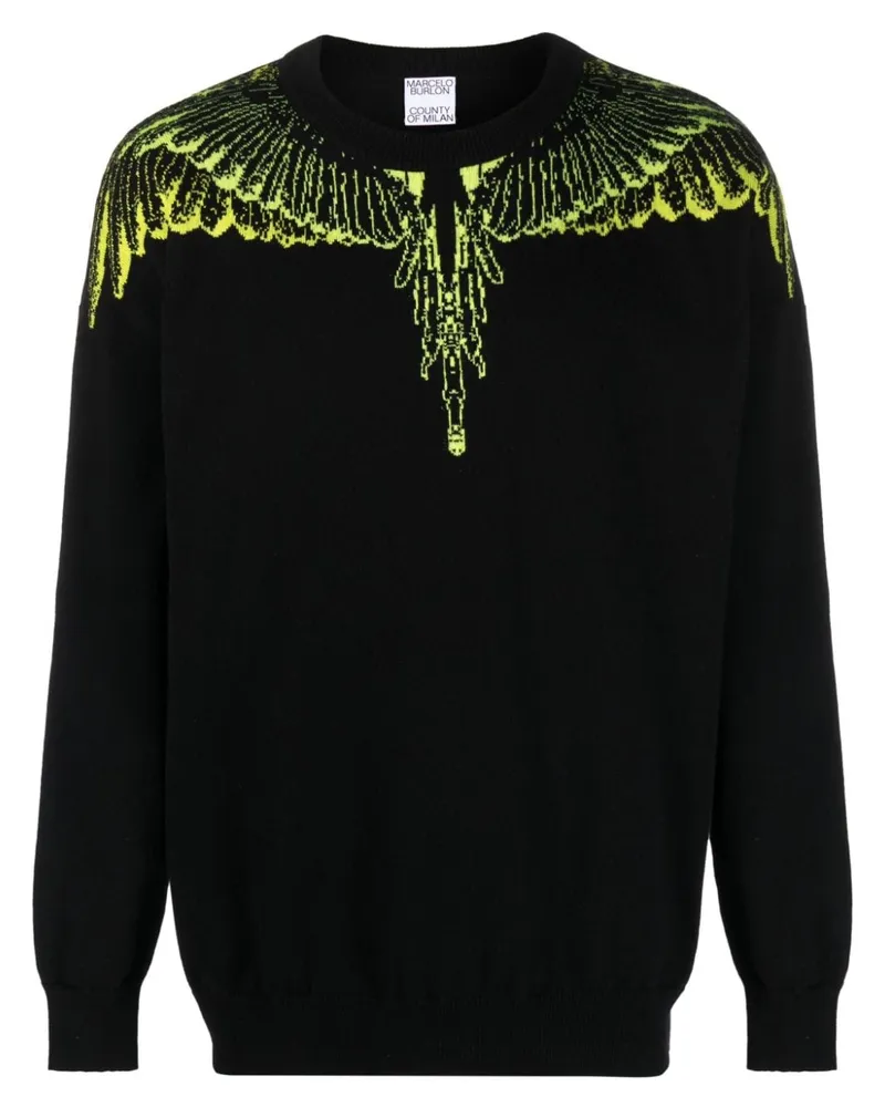 Marcelo Burlon | County of Milan Pullover mit Icon Wings-Motiv Schwarz