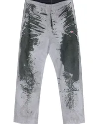 Diesel D-Lab Track Straight-Leg-Jeans Grau