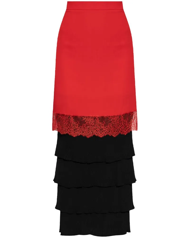 Moschino Rock im Layering-Look - Rot Rot