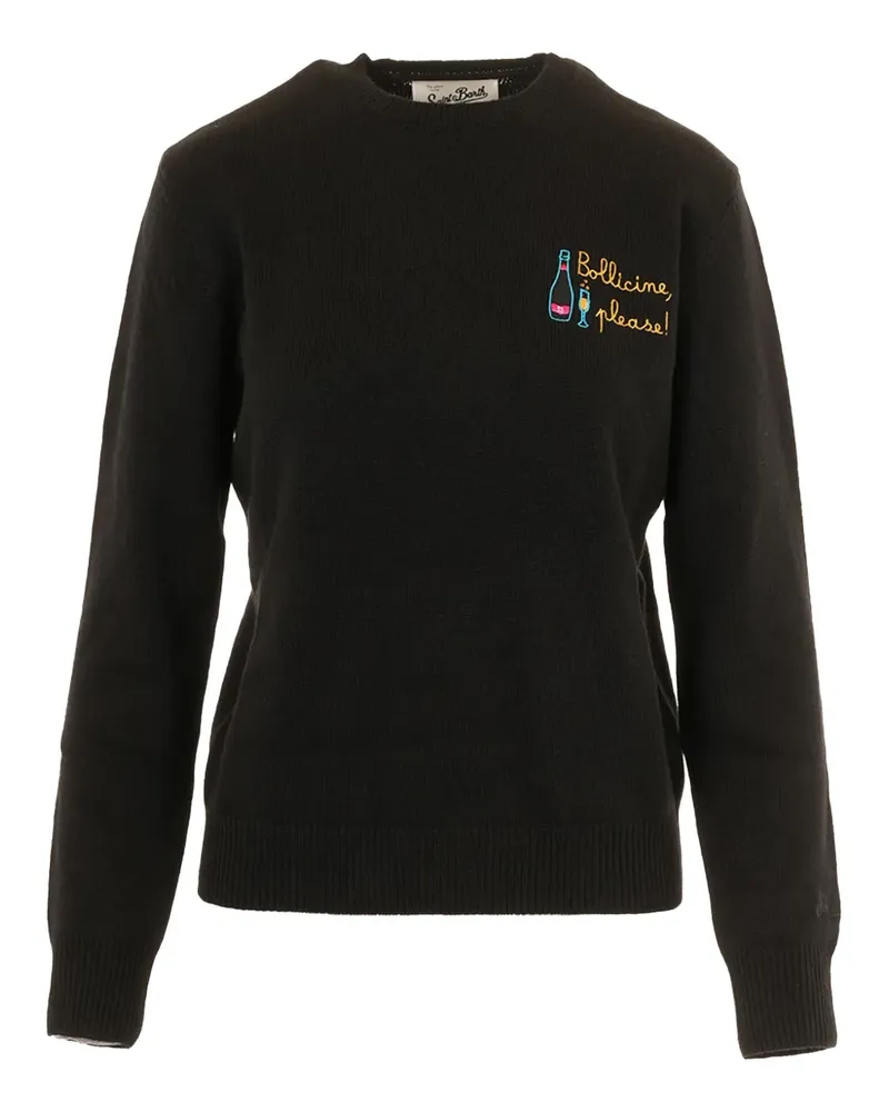 MC2 Saint Barth New Queen Pullover - Schwarz Schwarz