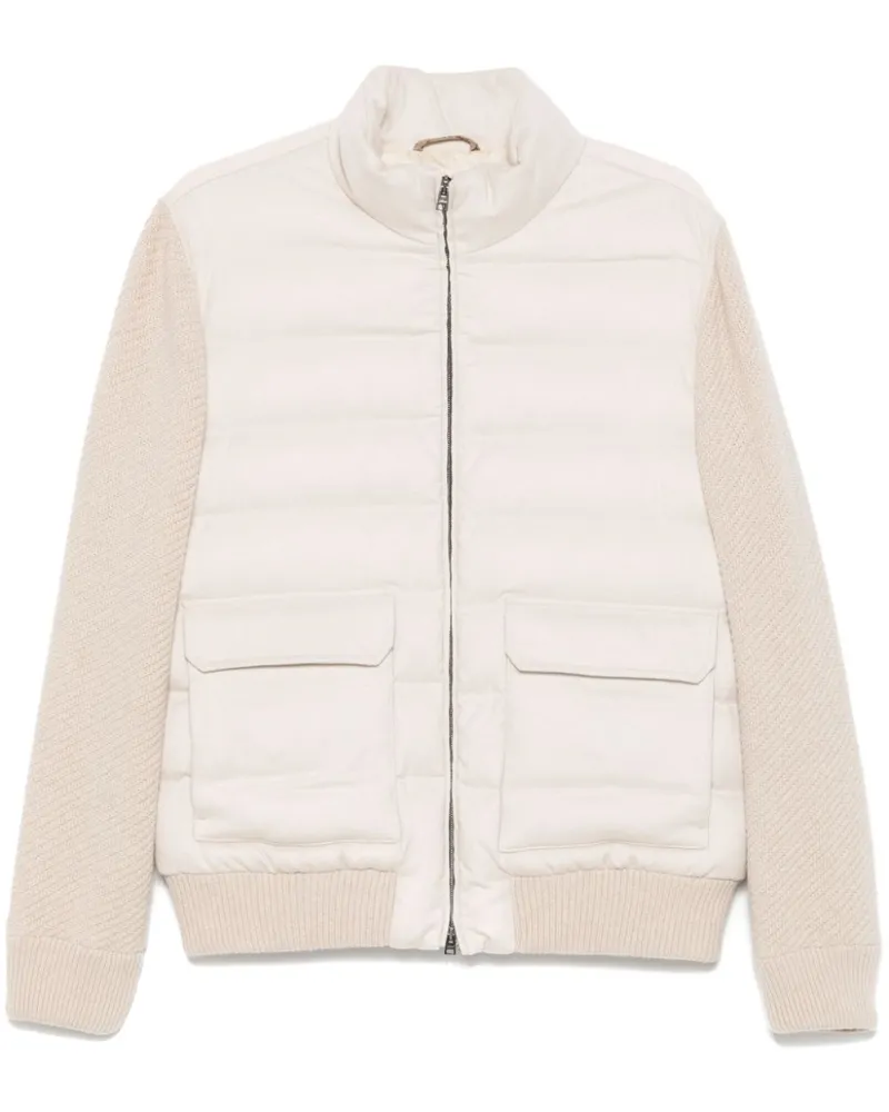 Herno Gefütterte Bomberjacke - Nude Nude