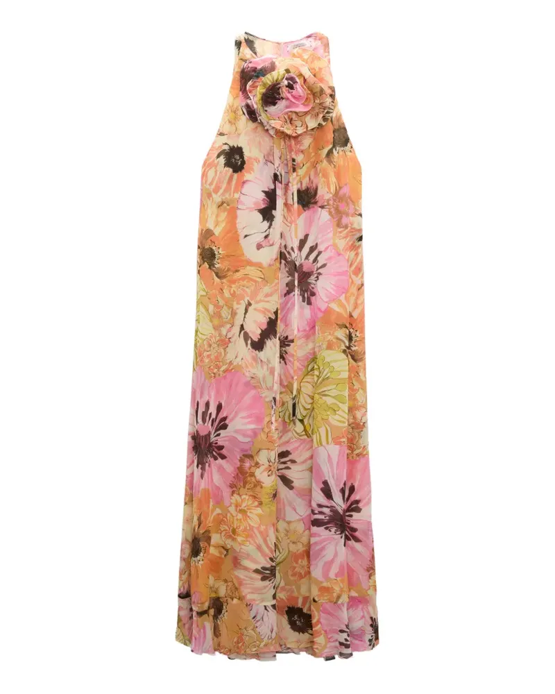 Dorothee Schumacher floral-print maxi dress - Nude Nude