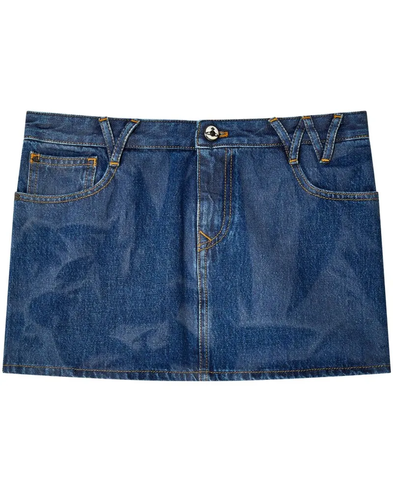 Vivienne Westwood Klassischer Jeans-Minirock - Blau Blau