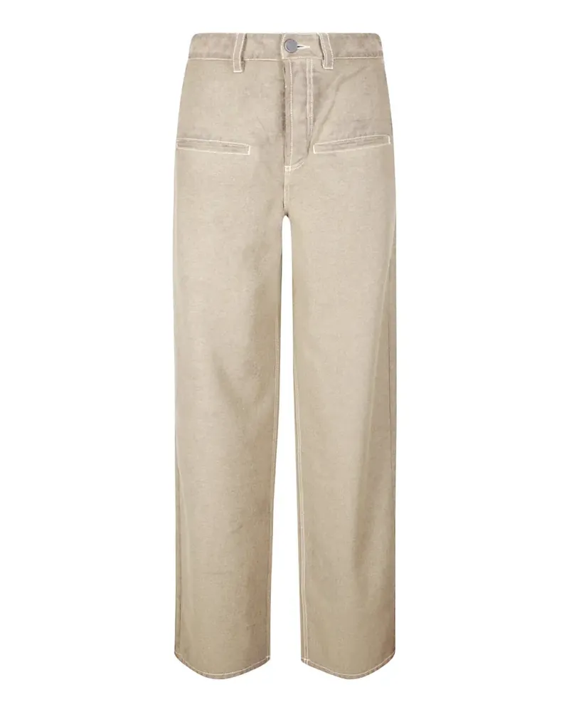 Uma Wang Ball Straight-Leg-Hose - Nude Nude