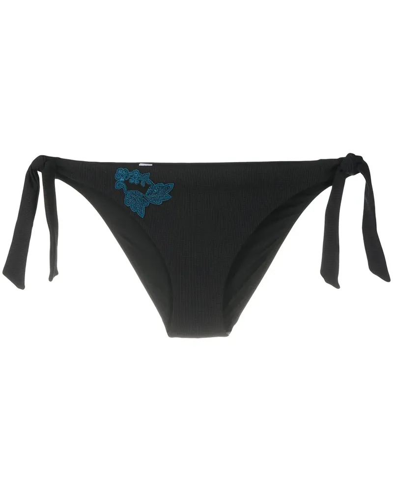 La Perla Besticktes Bikinihöschen - Schwarz Schwarz