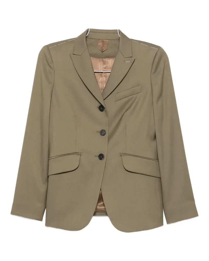 Max Mara Einreihiges Sakko - Grün Grün