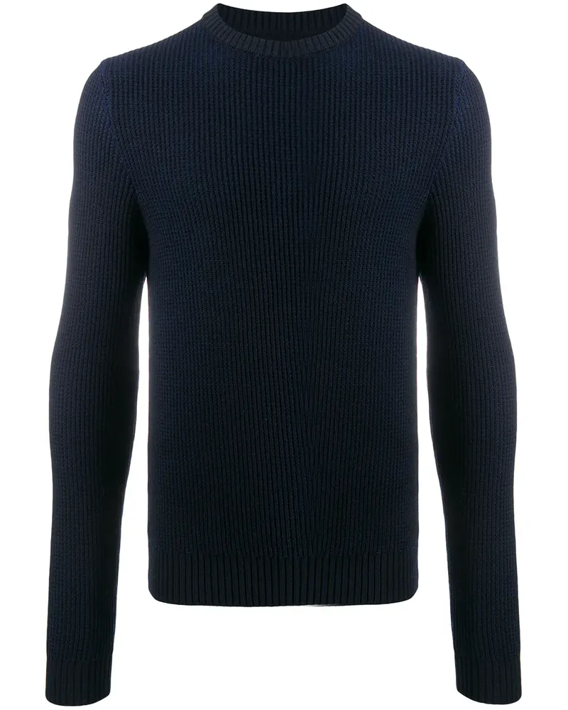 Zanone Pullover mit Rundhalsausschnitt - Blau Blau