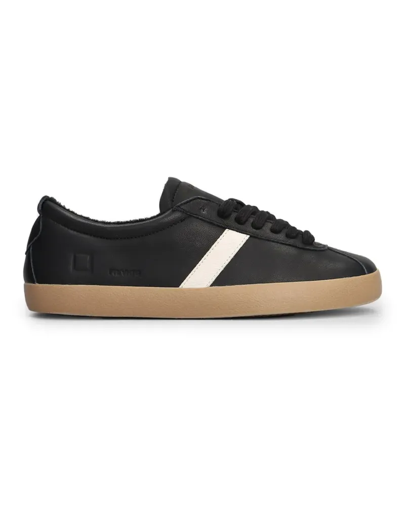 D.A.T.E. Prima contrast-stripe sneakers - Schwarz Schwarz