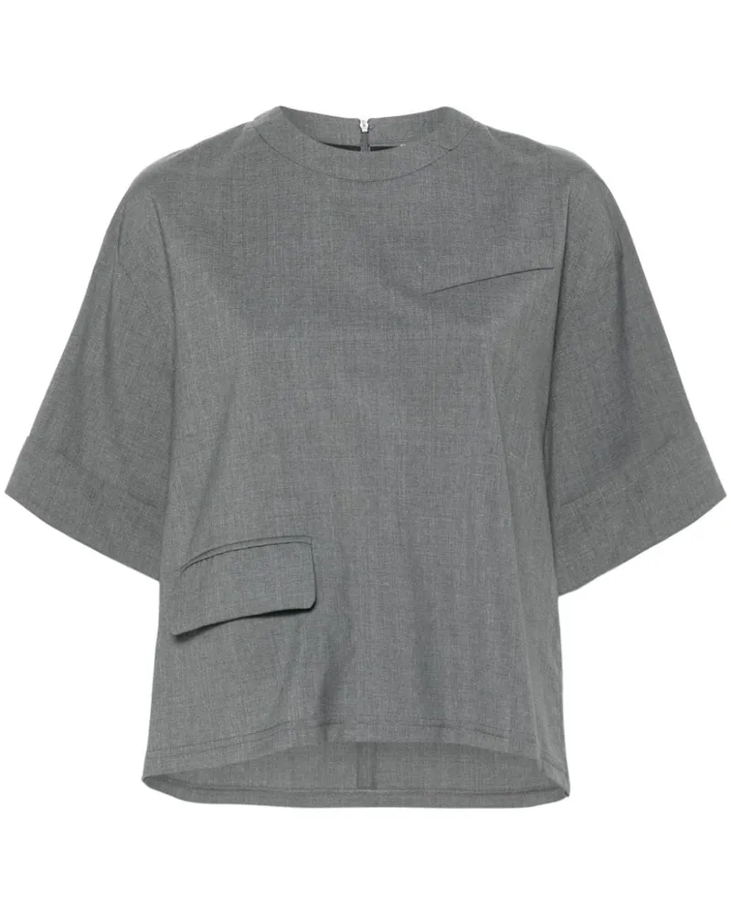 Viktor & Rolf Oberteil aus Wolle - Grau Grau