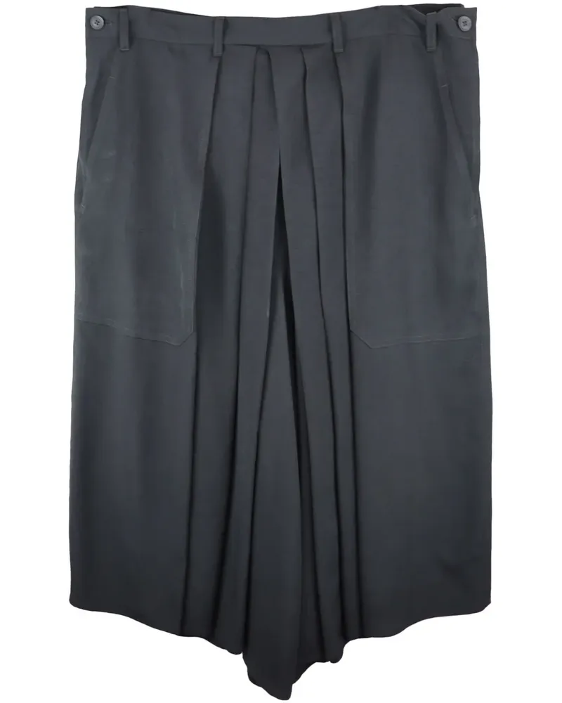Yohji Yamamoto Plissierte Hose - Grau Grau