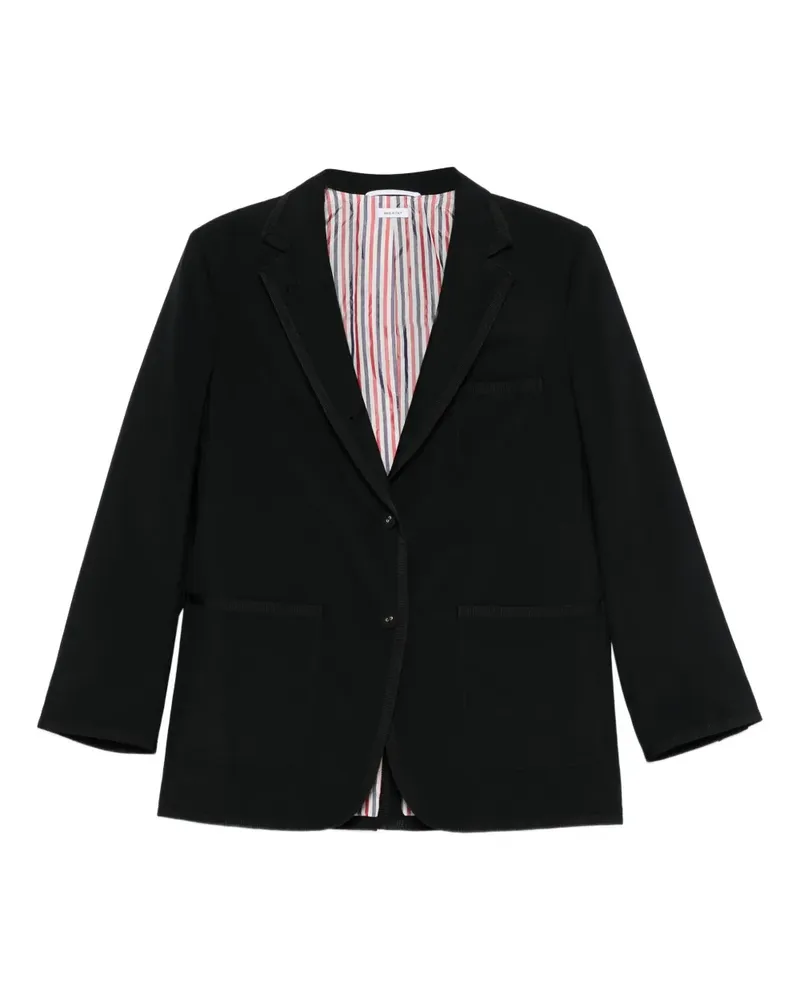 Thom Browne Einreihiges Sakko - Blau Blau