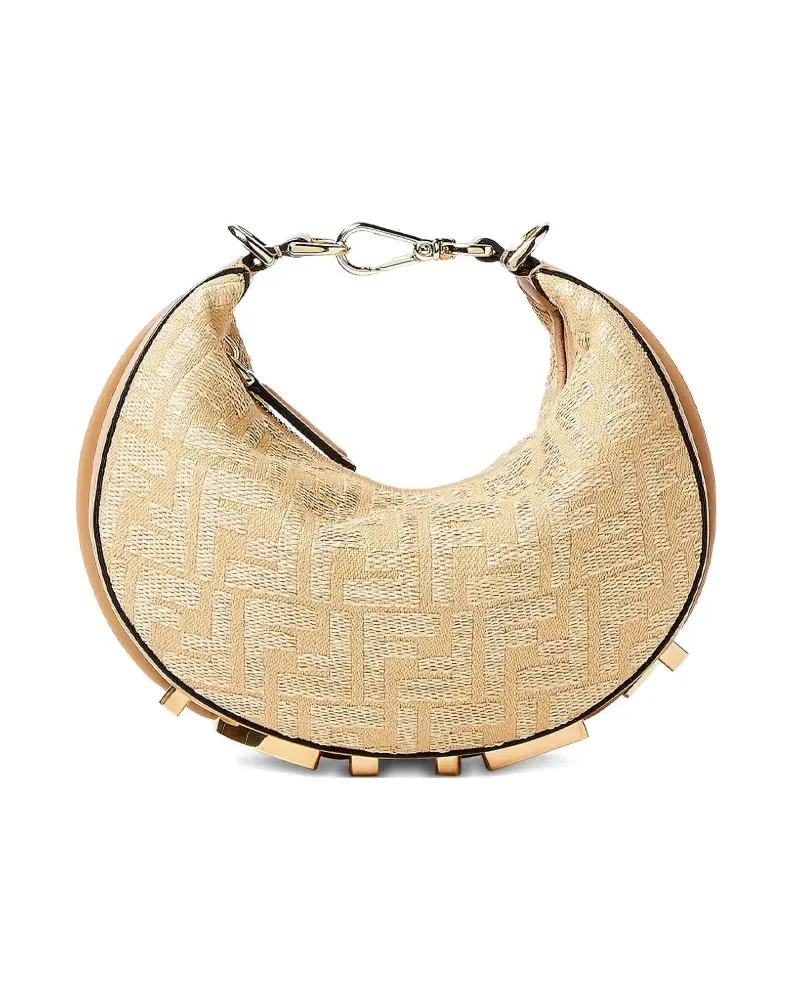 Fendi graphy Mini-Tasche - Nude Nude