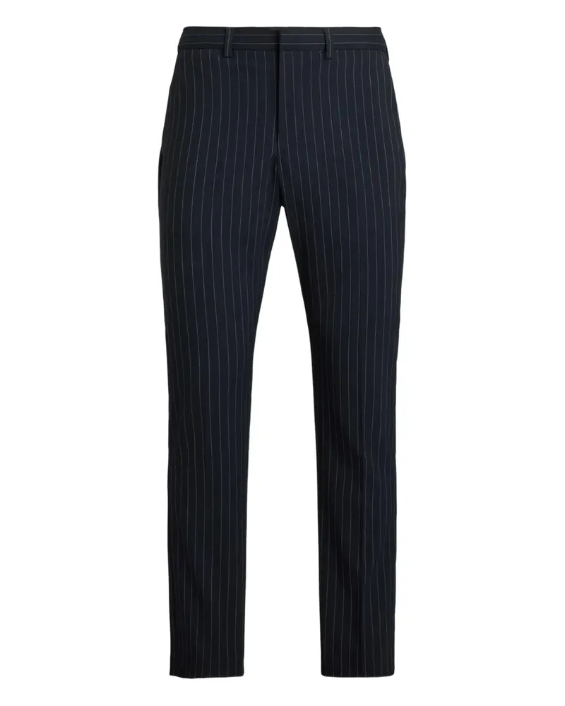 Ralph Lauren Flache Hose mit Nadelstreifen - Blau Blau