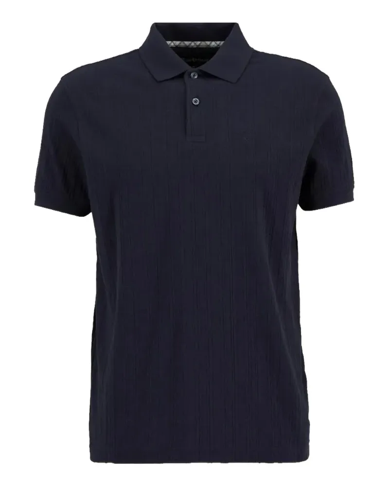 Barbour Harwell Hemd mit Zopfmuster - Blau Blau