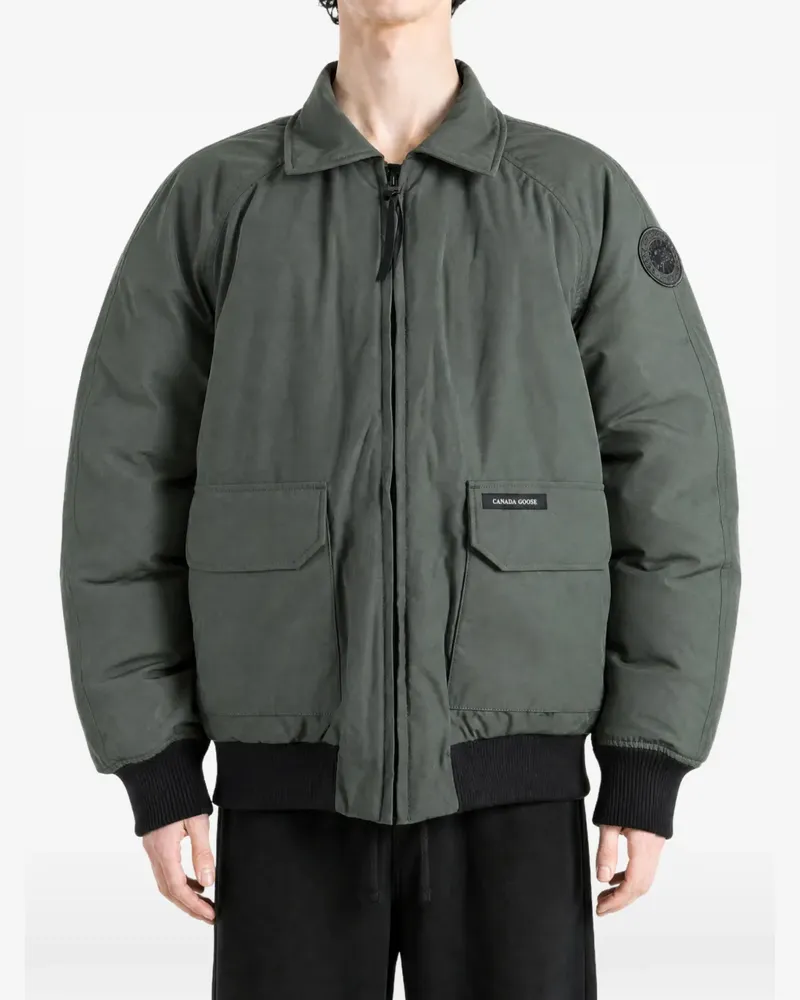 Canada Goose Mimico logo-patch bomber jacket - Grün Grün