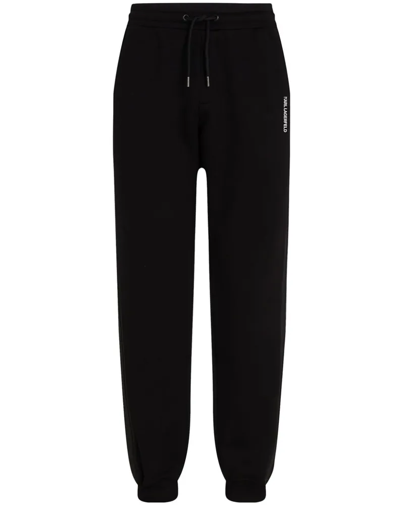 Karl Lagerfeld Jogginghose mit seitlichen Streifen - Schwarz Schwarz