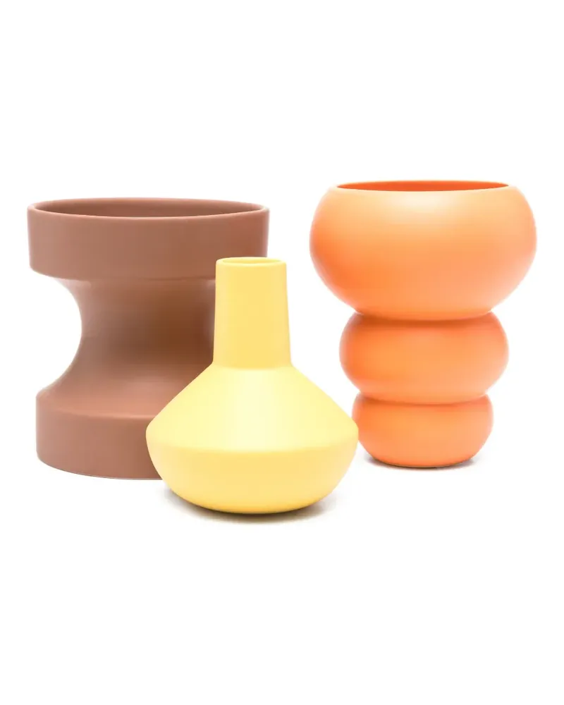 The Conran Shop stacked spheres vases set (set of three) - Braun Braun