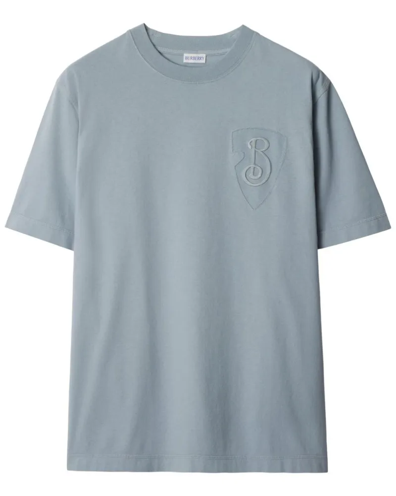 Burberry B Shield T-Shirt - Blau Blau