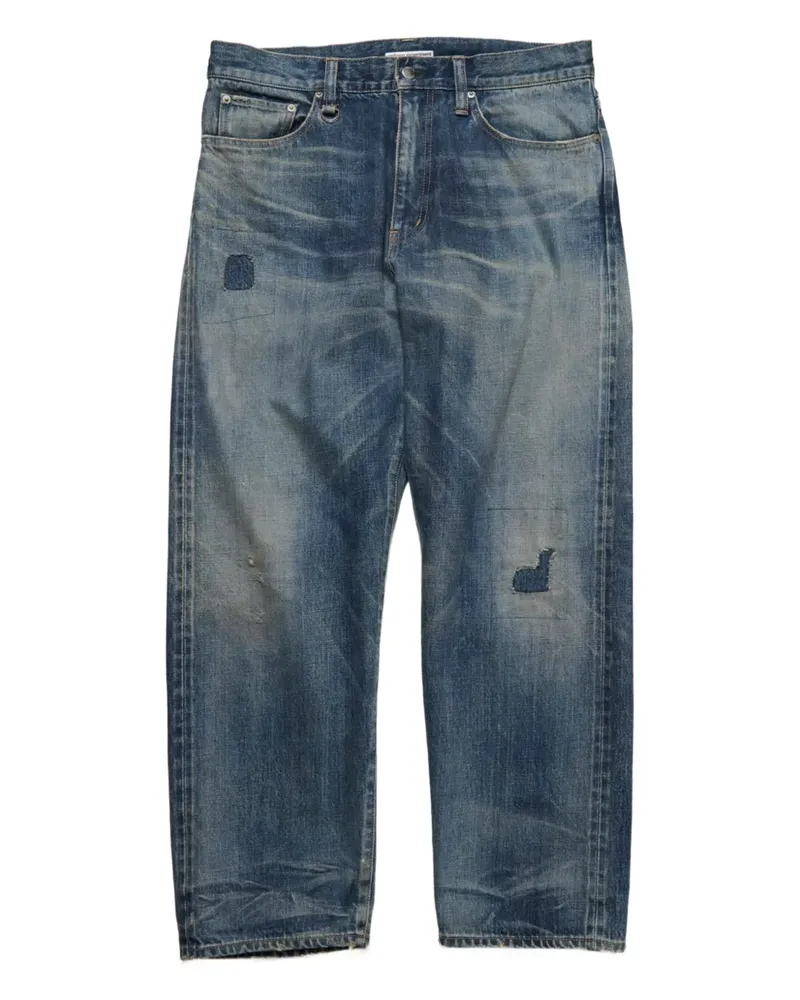 SOPHNET. Jeans im Distressed-Look - Blau Blau
