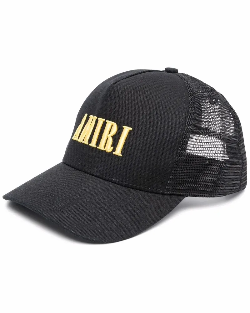 Amiri Trucker Baseballkappe mit Logo-Stickerei - Schwarz Schwarz