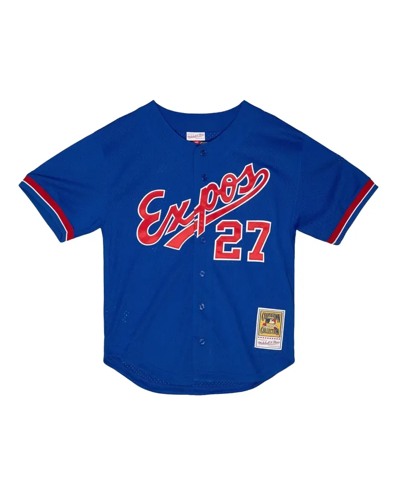 Mitchell & Ness MLB Expos 2002 Vladimir Guerrero Hemd - Blau Blau