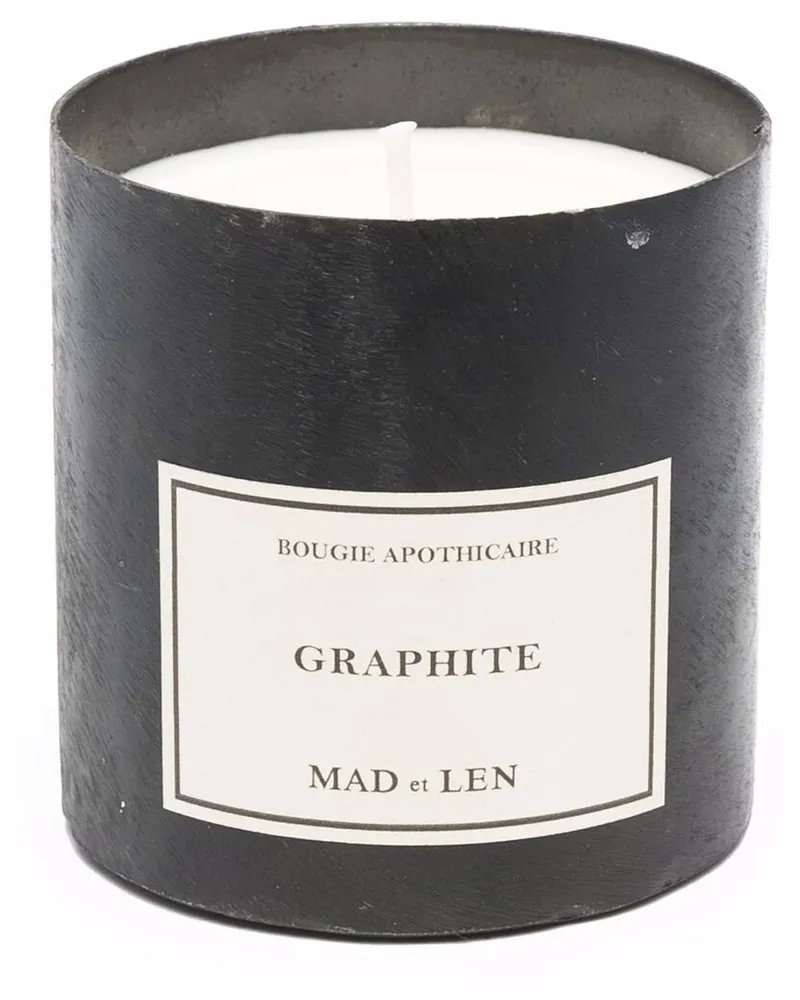 MAD et LEN Graphite Duftkerze 300g - Schwarz Schwarz