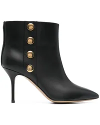 Moschino Stiefeletten aus Leder Schwarz