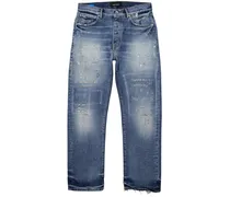 Gerade Jeans im Distressed-Look