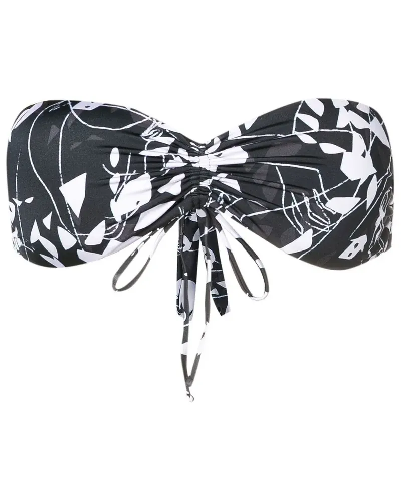Clube Bossa Percy Bandeau-Top - Schwarz Schwarz