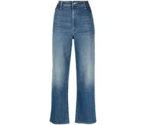 Ausgestellte Cropped-Jeans