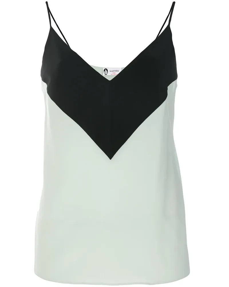 Lanvin Top mit schmalen Trägern - Grün Grün