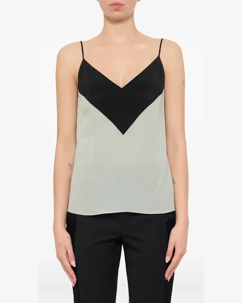 Lanvin Top mit schmalen Trägern - Grün Grün