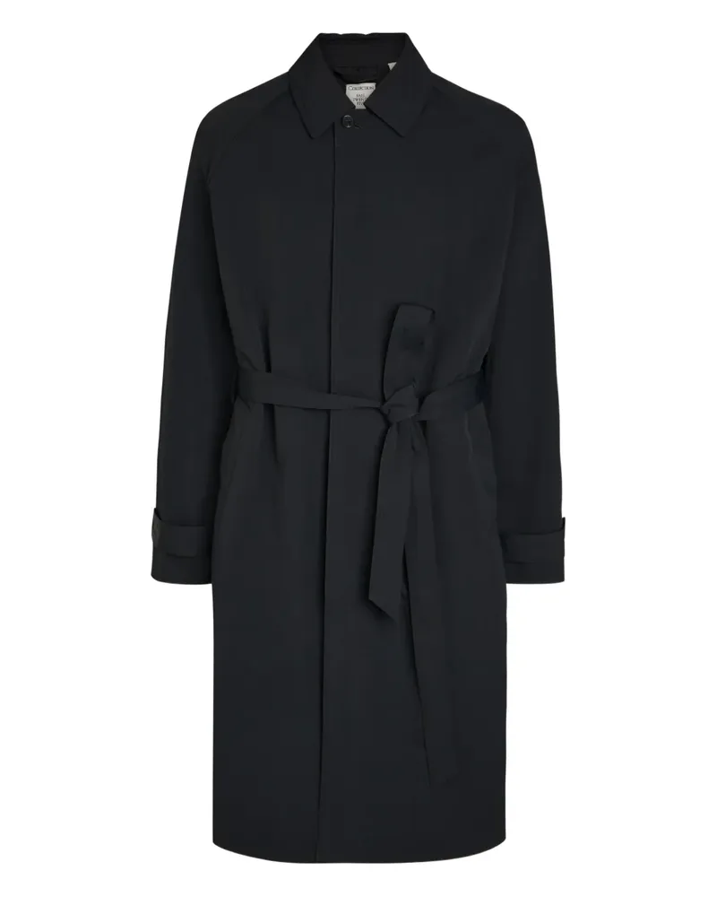 Calvin Klein belted trench coat - Schwarz Schwarz