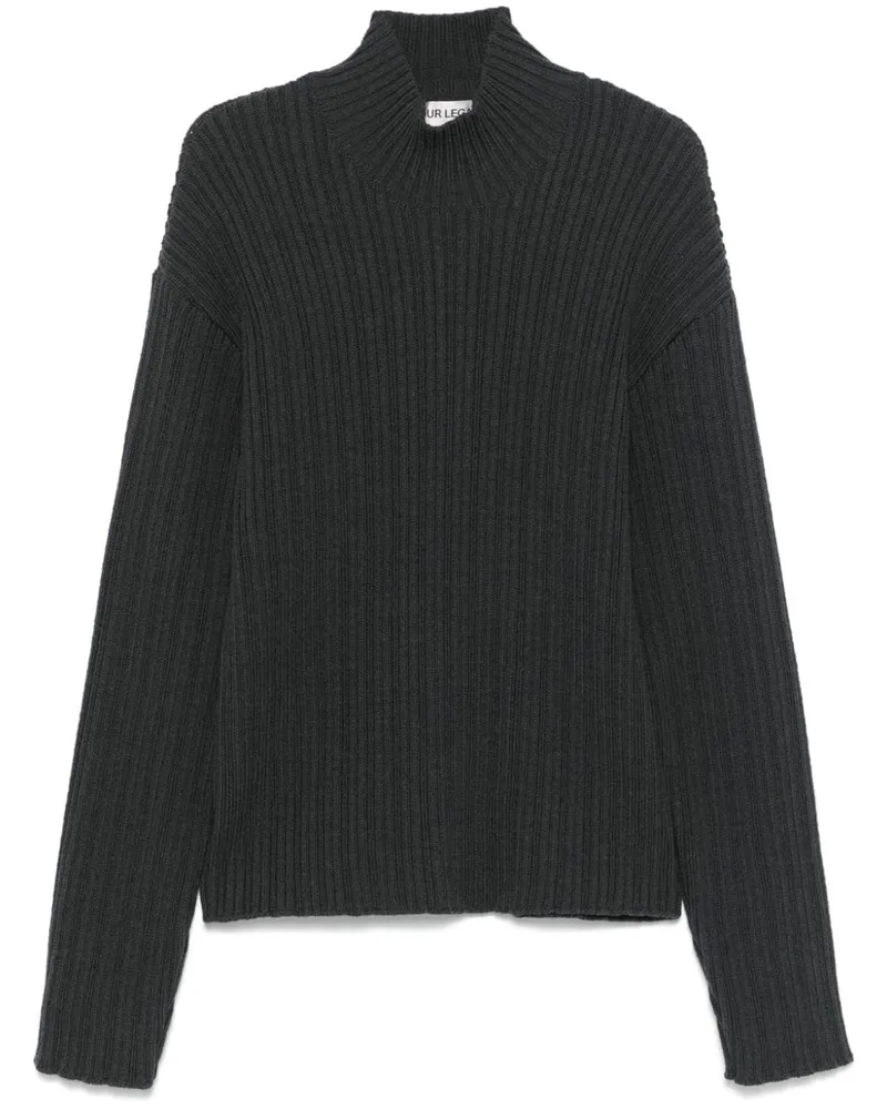 Our Legacy Pullover mit Stehkragen - Grau Grau