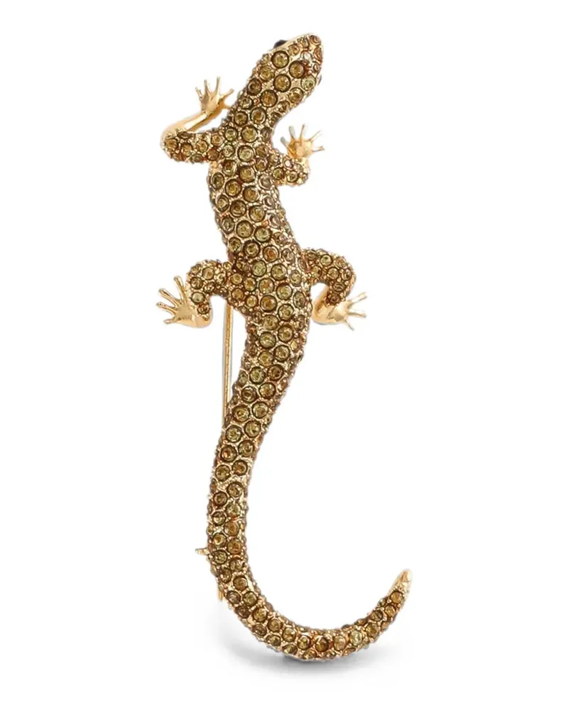 Dolce & Gabbana lizard brooch - Gold Gold