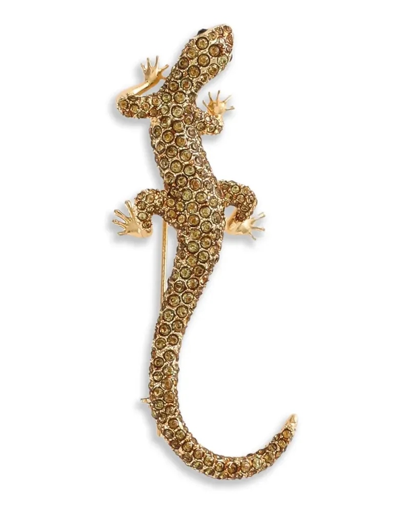 Dolce & Gabbana lizard brooch - Gold Gold
