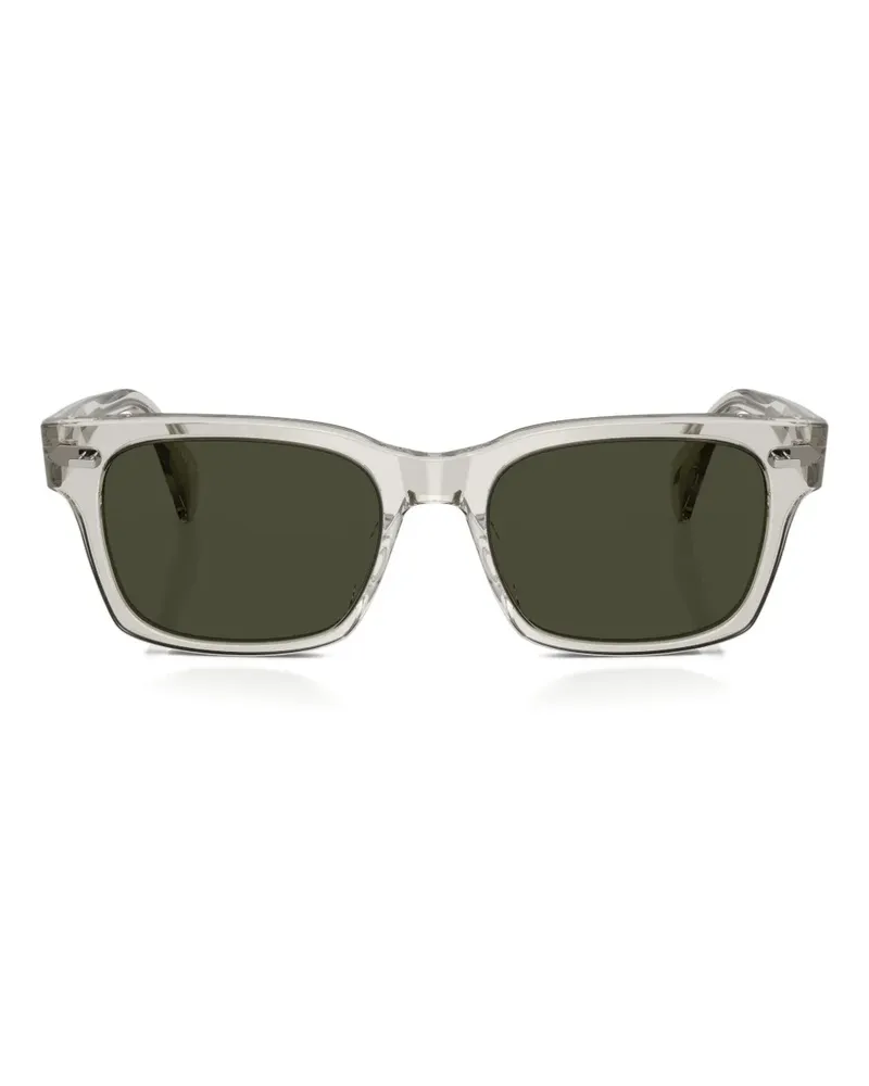 Oliver Peoples Sonnenbrille mit eckigem Gestell - Nude Nude