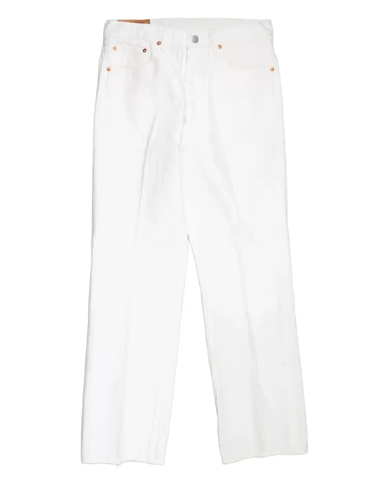 Kaptain Sunshine Skate Shoecut Jeans - Weiß Weiß