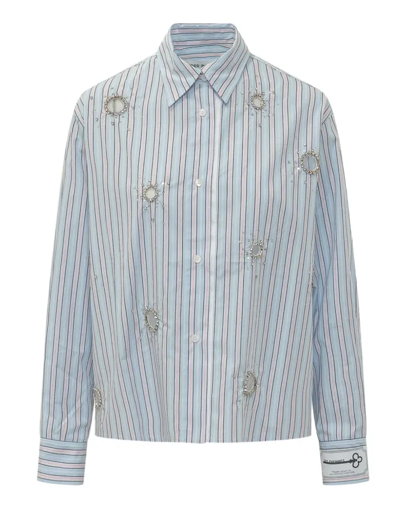 Des Phemmes striped shirt - Blau Blau