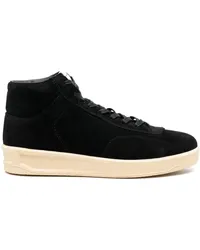 Jil Sander High-Top-Sneakers mit Logo Schwarz